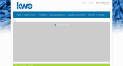 Desktop Screenshot of kwo-kunststoffteile.de
